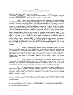 Durable Power of Attorney for Handling Financial Operations form preview