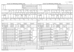 Income Tax Withholding Certificate form preview