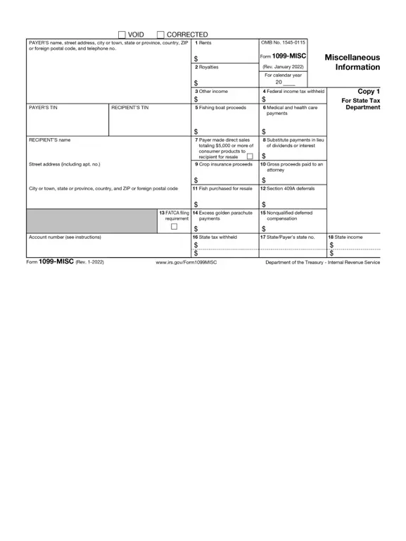 Get the most current 1099-MISC – Miscellaneous Income Reporting form now